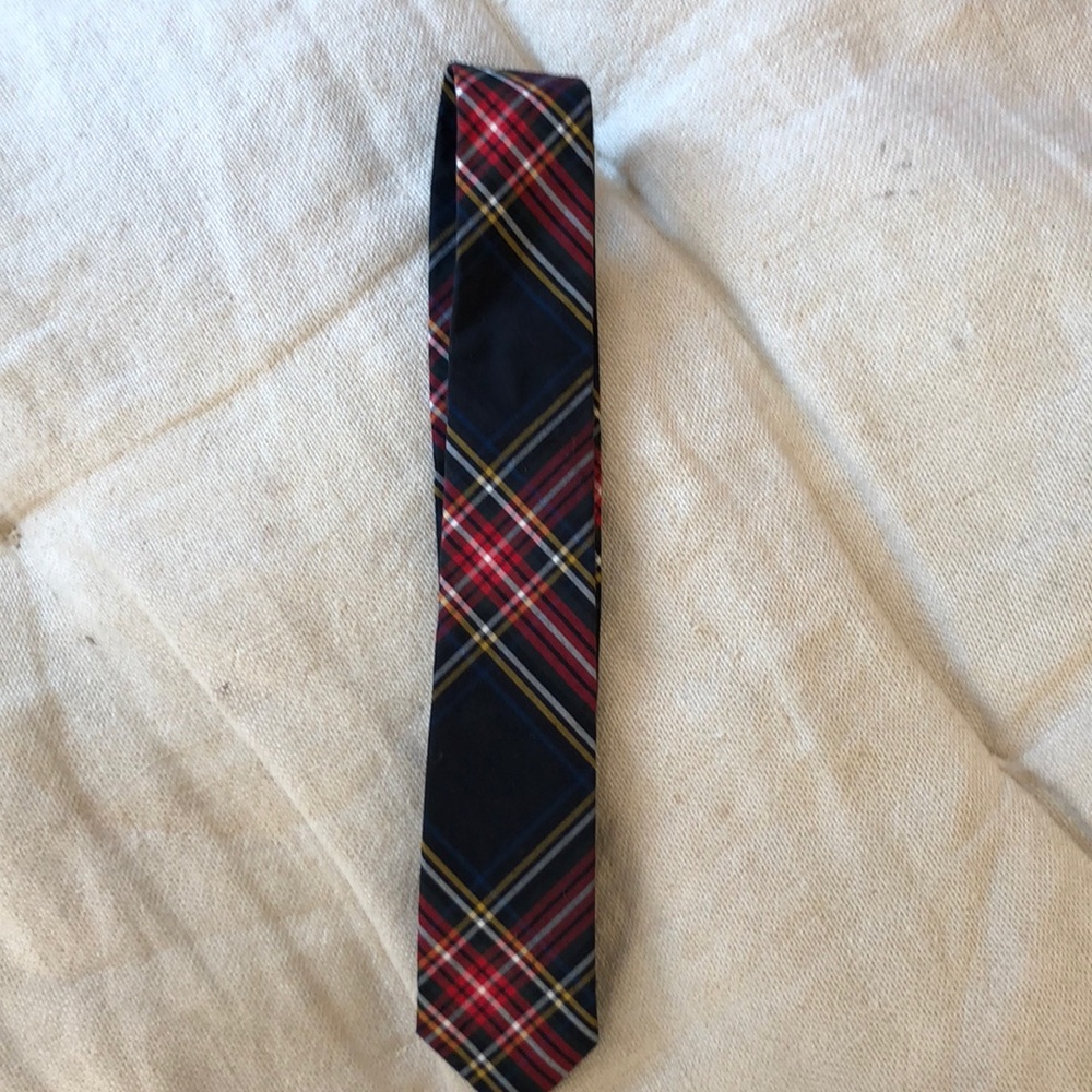Crewcuts Boys Plaid Tie Size 52”